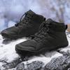 Upgraded Version of High-top Winter Snow Boots Men's Velvet Thickened Warm Cotton Shoes Hiking Shoes Women's Shoes Non-slip and Waterproof