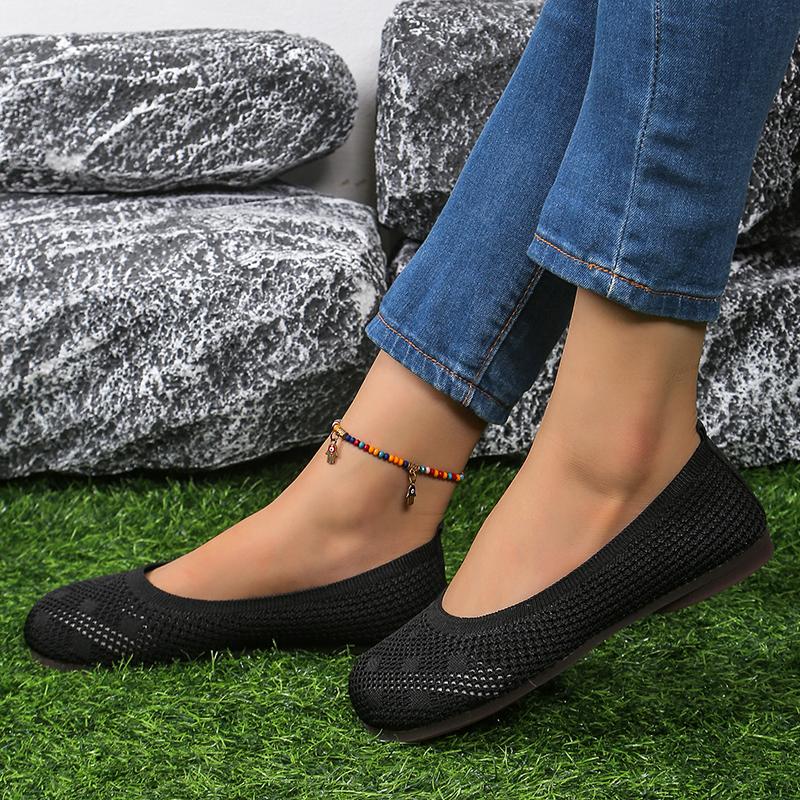 2024 Brand Ladies Shoes Shallow Women's Flats Fashion Round Toe Daily Flats Women Hot Sale Plus Size Solid Flat Low Heelszapatos
