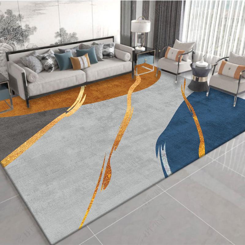 Modern Abstract Patterned Large Area Carpet for Living Room Bedroom Decor Non-Slip Soft Floor Carpets Home Decor