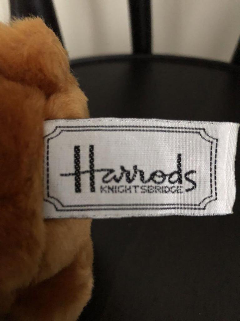 [USED] Harrods Brown Plush Teddy Bear Soft Toys