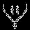 Imitation Pearl Short Necklace Earrings Jewelry Set Prom Party Accessory