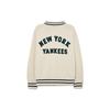 New MLB New York Yankees Knitwear Unisex Cream 3AKPV0131-50CRS