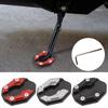1PC Kickstand Side Stand For Yamaha Motorcycle Bike Support Plate Aluminum Alloy Motorbike Accessory Extension Pad Enlarger Plate