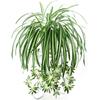 Artificial Plants Wall Hanging Chlorophytum Potted Green Plants PVC Fake Plants Simulation Flower Living Room Decor 65cm