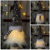 1/2/3pc Christmas Glow Dwarf Doll Christmas Faceless Dwarf Plush Elf Christmas Tree Pendant Nightlight New Year Party Decoration