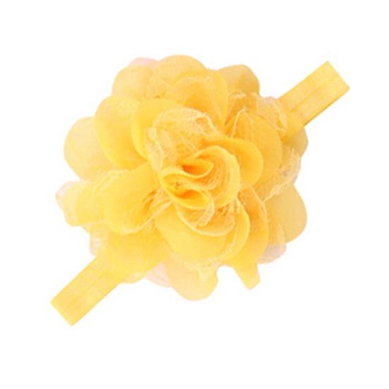 Милая детская повязка на голову с цветком для маленьких девочек, эластичная повязка для волос, головной убор