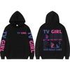 Pop Band TV Girl Who Really Cares Album Print Hoodies Rock Hooded Sweatshirts Men Women Clothing Y2k Fashion Pullovers