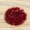 Popular 100 Pieces Exquisite 4mm Bicone Dark Red Crystal Beads for Jewelry Marking DIY necklace&Brace