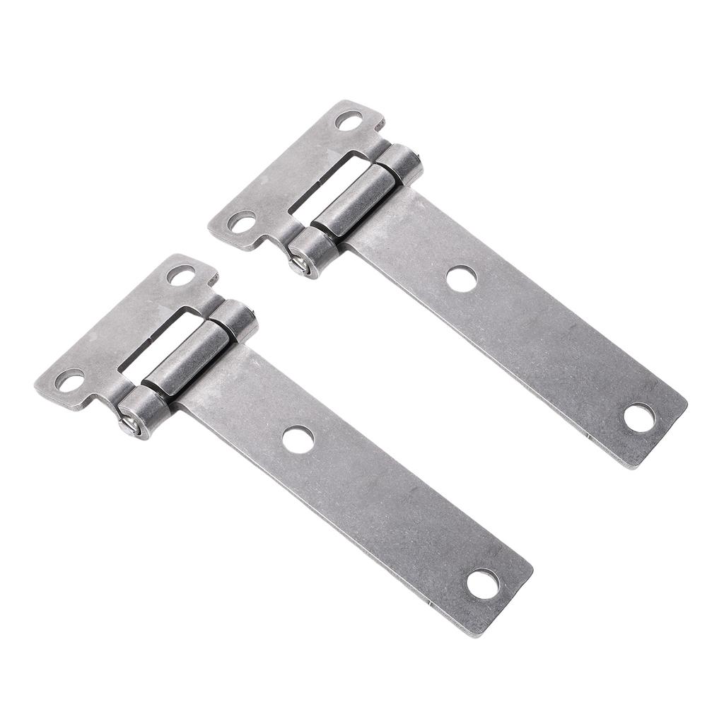 1 Pair 316 Stainless Steel Marine Grade T Hinge Sturdy Heavy Duty Boat Hinge for Yacht Interior Hatches 135x58mm