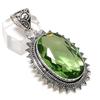 Tsavorite Gemstone 925 Sterling Silver Jewelry Pendant 2.17"