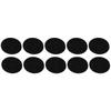 5 Pairs Iron Patches Adhesive Oval Sleeve Elbow Repair DIY Decoration Cloth StickersBlack