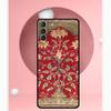 Persian Carpet Floral Pattern Cover For Samsung Galaxy S23 S24 Ultra S8 S9 S10 S22 Plus Note 10 20 Ultra S20 S21 FE Case