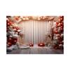 Indoor Window Snowflake Decoration Stage Theme Background Cloth Background Wall Decoration Photo Cloth