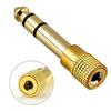 6.5 Revolution 3.5 Female Head Headphone Jack Adapter Plug Stereo Audio
