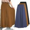 Spring Autumn Band Leg Pants Female Solid Wide Full Length Pants Female Ladies Trousers Plus Size