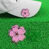 Magnetic Golf Ball Marker Novelty Hat Clip Rustproof Corrosion Resistant Flower-Shaped Golf Ball Marker Golf Accessories