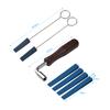 Piano Tuning Tools Professional Piano Tuning Hammer Wrench Lever Tool Kit with Strip Rubber Mutes