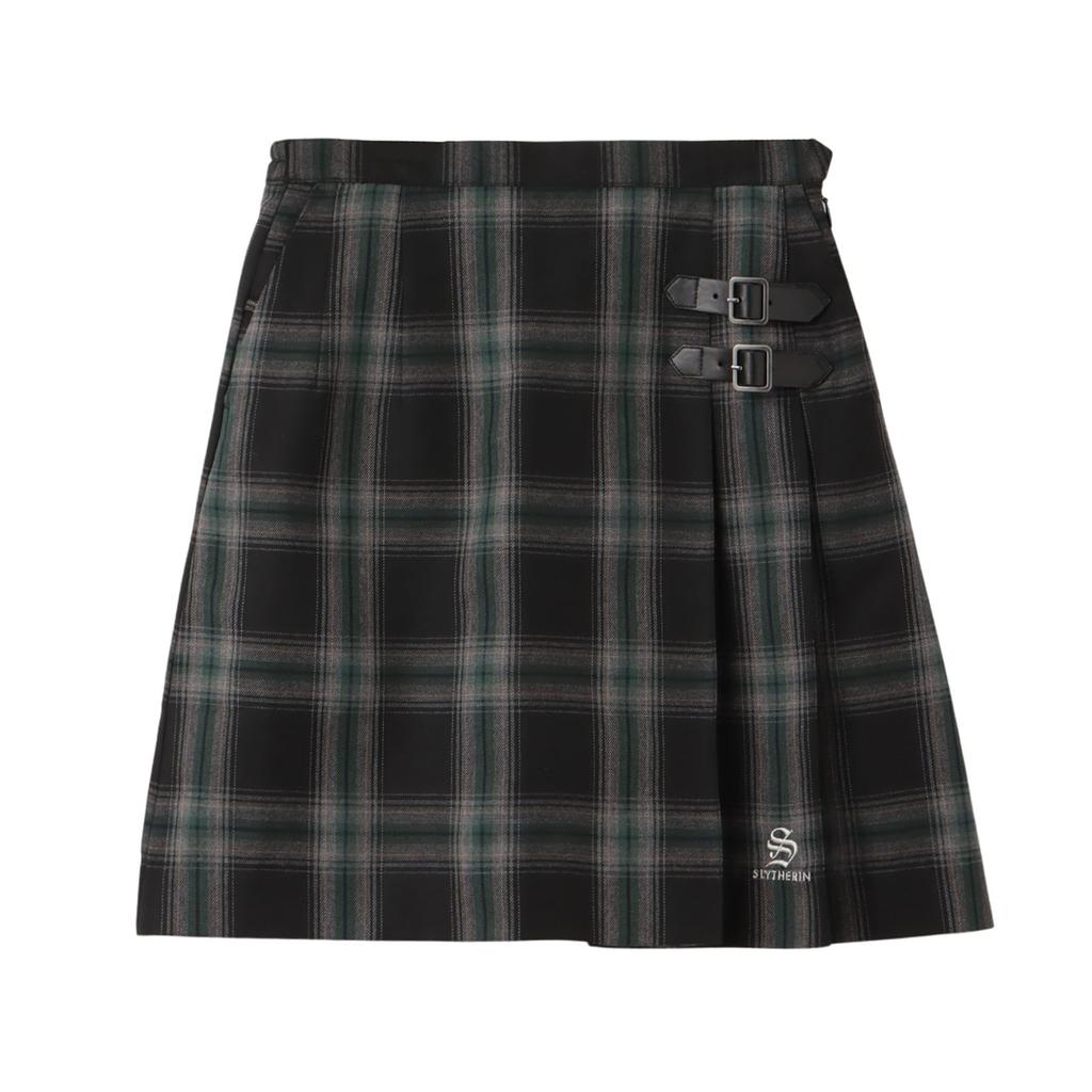 Skirt Check Skirt At the Back of the 4313404 Slytherin [East Boy] <Harry Potter/Lined/Elastic Waist> Women's (389)
