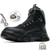 Rotating Button Men's Safety Shoes Work Boots Steel Toe Shoes Puncture-Proof Indestructible Shoes Safety Boots Protection Shoes