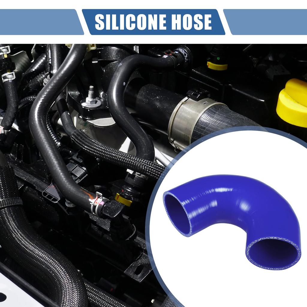 X AUTOHAUX Silicone Hose Silicone Pipe Radiator Hose 1 Piece Inner Diameter 65mm Length