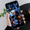 Skull Flower Art Phone Case For Samsung A35 A55 A54 A15 A25 A05s A05 A22 A24 A52 A33 A34 M34 M14 M54 M23