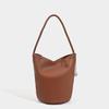 2025 Korean Version of Trendy Foreign Style Soft Portable Bucket Bag Simple Daily Large-capacity Bag Texture Shoulder Bag Women
