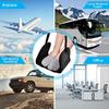 Airplane Foot Pedal Ergonomically Designed with Felt Pad - Portable Travel Hammock for Relieving Fatigue and Office Sling