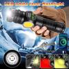 Most Powerful LED Flashlight White Laser Tactical Flash Light USB Rechargeable Zoom Torch Long Range Lamp Camping Lantern
