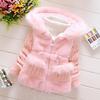 Plush Baby Jacket Thicken Warm Winter Jackets Girls Sweater Coat Fashion Infant Hooded Outwear Toddler Girl Clothes