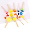 5Pcs Kids Toddler Sponge Stamp Brush Kits Flower Drawing Toys For Children Paint