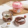 650ml Breakfast Cups Seal Oats Container Portable Salad Cup  for Oatmeal Cereal Nut Yogurt