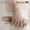 Women's Sheep Wool Touchscreen Winter Gloves