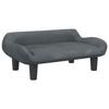 VidaXL Children's Sofa Dark Grey 70x40x24 Cm Velvet, Mini Sofa, Mini Sofa Chair, Mini Sofa for Children, Sofa 3196351