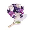 High-End Literary Hydrangea Brooch Female Japanese And Korean Cute Temperament Brooch Fashion Personalized Jacket Pin Versatile Accessories