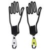 Golf Glove Holder Rack Portable Plastic Gloves Hanger with Key Chain Golf Gloves Supports Gloves Stretcher Stand for Golf Lovers