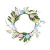 Yousheng Easter Wreath Decoration Artificial Easter Garland with Eggs And Berris for Spring Home Door Wall Window Decor