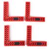 4Pcs Set Carpenter L‑Shape 90 Degree Right Angle Positioner Corner Clamp Woodworking Tools