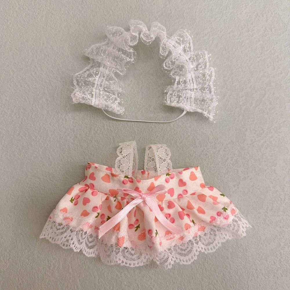 Multicolor Doll Clothes Accessories Hairband Suspender Toy Cap Dress Suit Cotton Stuffed Doll