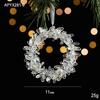 Transparent Acrylic Angel Ornament - Ice Crystal Christmas Tree Decoration