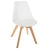 Baya Atmosphera Scandinavian Style Chair - White