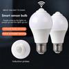 E27 Pir Motion Sensor Lamp 5W 9W 15W Led Bulb With Motion Sensor Night Light