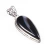 Natural Montana Agate Gemstone 925 Solid Sterling Silver Gift Pendant 1.8" m9H86