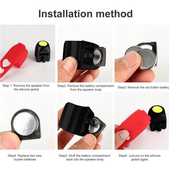 Bike Horn High Decibel Compact Size Waterproof Simple Installation Bicycle Handlebar Bell Replacement Parts