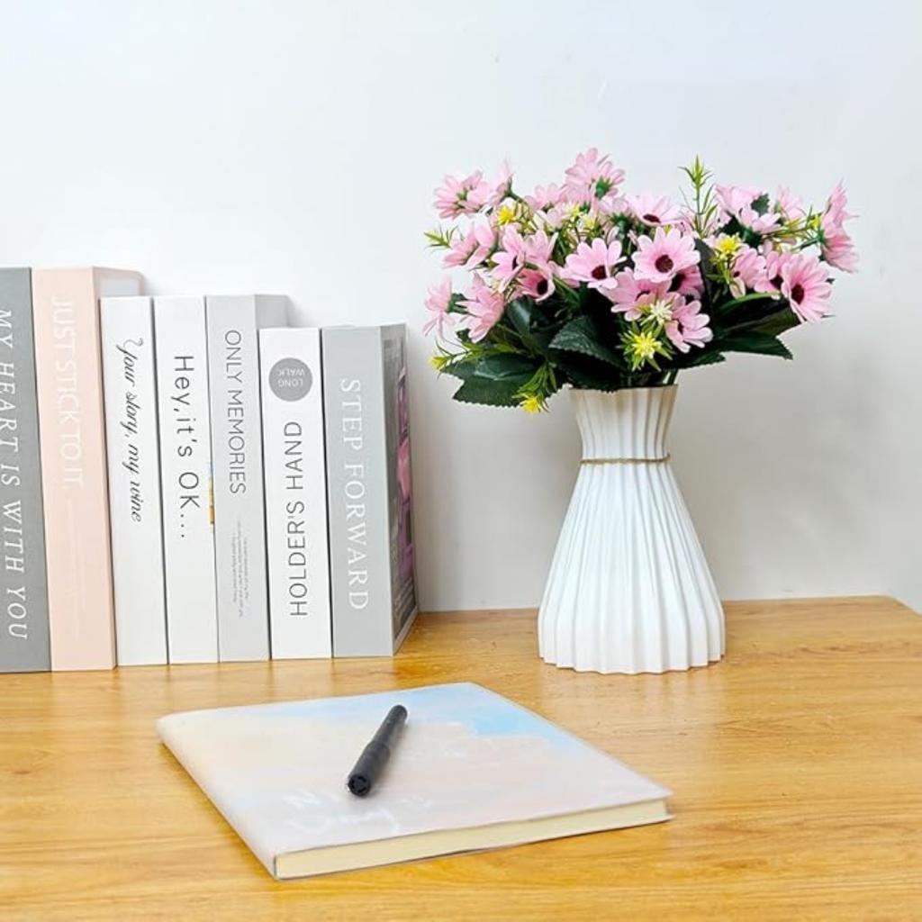 3 Pcs Real Touch Artificial Daisy Flowers Fake Bouquet for Home Decorations Simulated Flowers Faux Floral Daisy Bouquet Pack for Decor