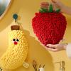 Chenille Hand Towels Kitchen Bathroom Hand Towel Ball with Hanging Loops Quick Dry Soft Absorbent Microfiber Towels