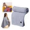 Electric Heated Shawl Blanket Adjustable Temperature Control Rapid Heating Technology Zipper Design USB Heated Blanket Shawl