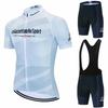 2023 Tour De Italia Italy Clothing Cycling Set Road Bicycle Wear Breathable Anti-UV MTB Bike Clothes Short Sleeve Cycling Jersey