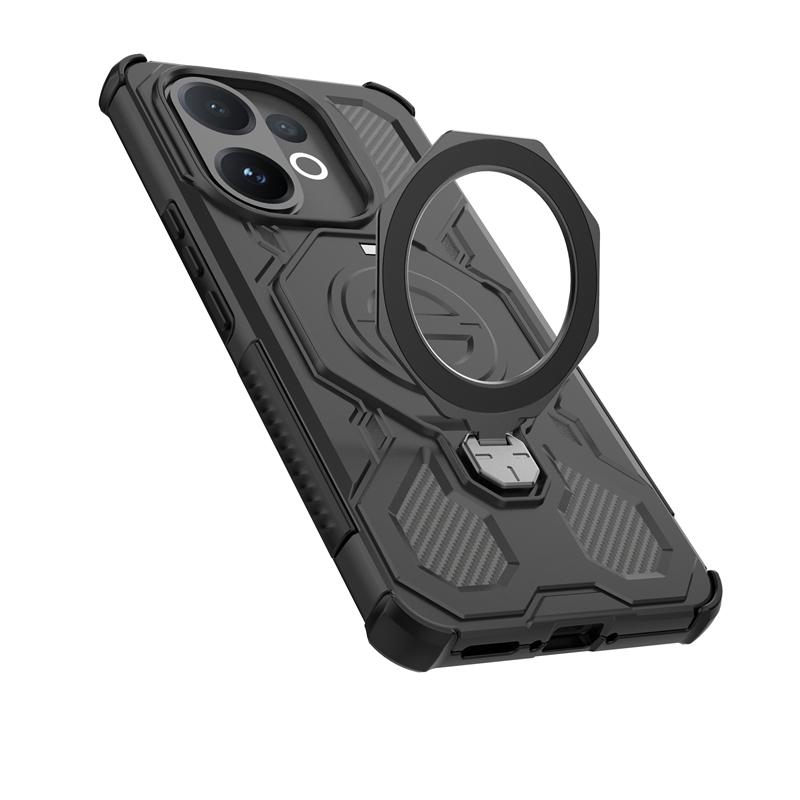 Magnetic Wireless Charge Cover For Vivo T4 Pro Phone Holder Armor Back Case For Vivo T4 Pro Cover For Vivo T4 Pro Case 6.77 Inch