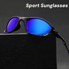 Fashion Colorful Sport Sunglasses Outdoor Gradient UV400 Windproof Sun Glasses for Men Women Goggles Retro De Sol Masculino
