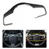 Car Carbon Fiber Style Steering Wheel Trim Sticker Cover Decoration for Jaguar XF/F-Pace 2016 2017 2018  Car